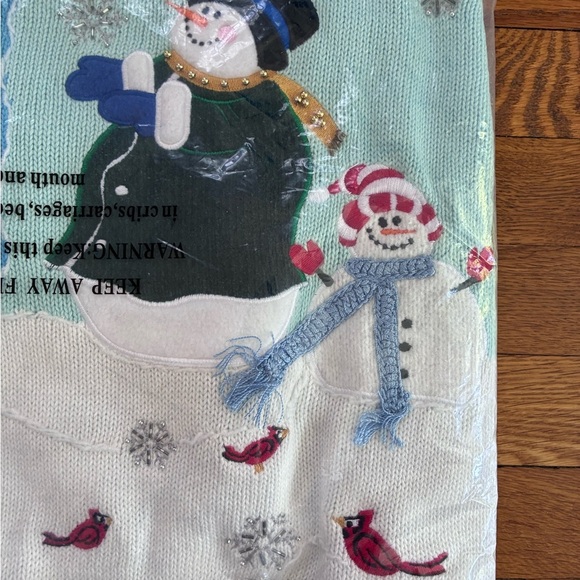 The Quacker Factory QVC Christmas Holiday Cardigan Sweater, NEW - Size 3X - Picture 6 of 7